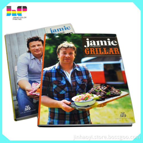 Offset hardcover book manufacturer, high quality hardcover cook books printing
